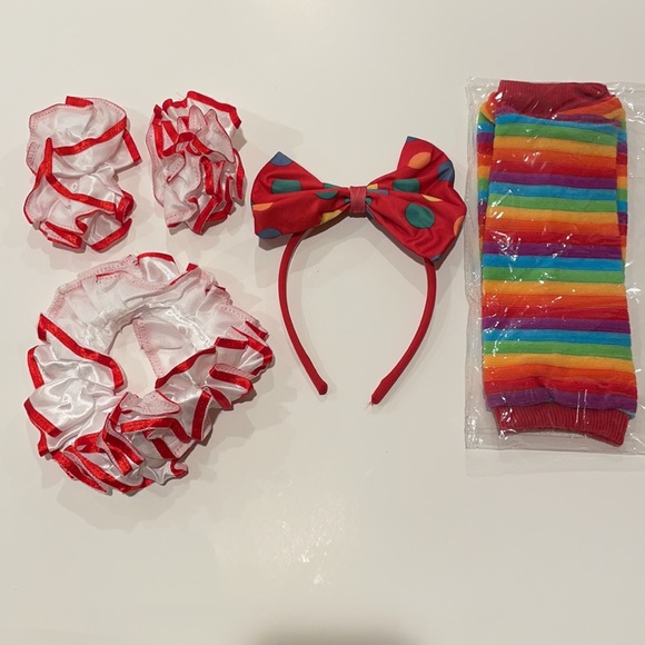 Circus Clown Costume XS C48153 - Picture 4 of 6